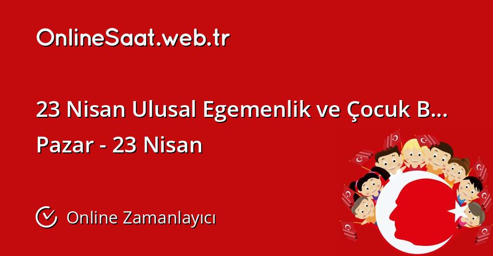 23 Nisan Ulusal Egemenlik ve Çocuk Bayramı 2045