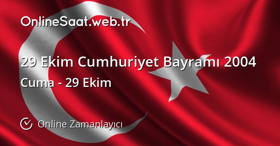 29 Ekim Cumhuriyet Bayramı 2004