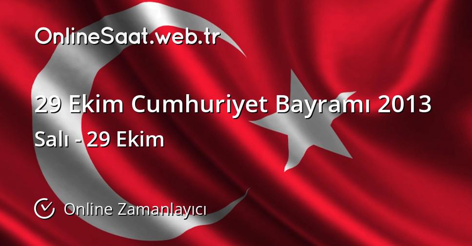 29 Ekim Cumhuriyet Bayramı 2013