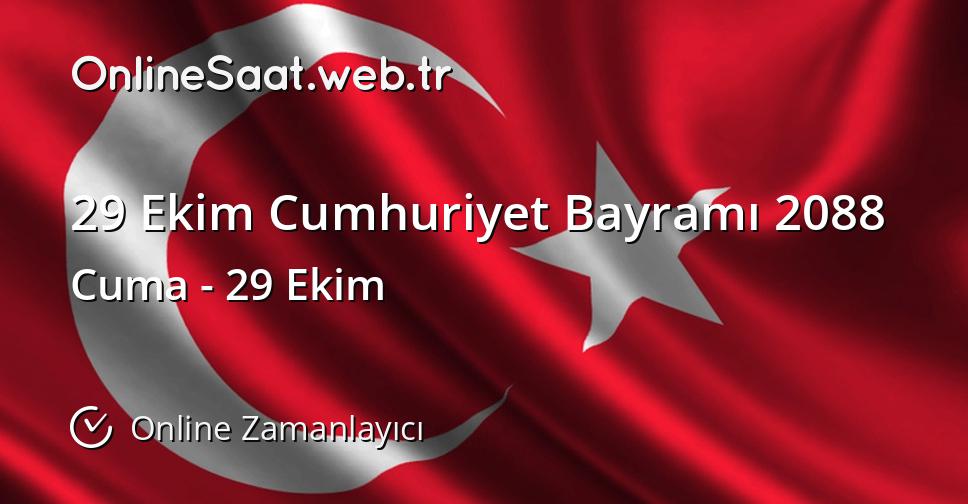 29 Ekim Cumhuriyet Bayramı 2088