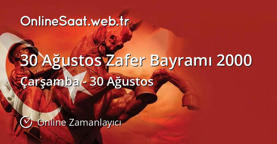 30 Ağustos Zafer Bayramı 2000