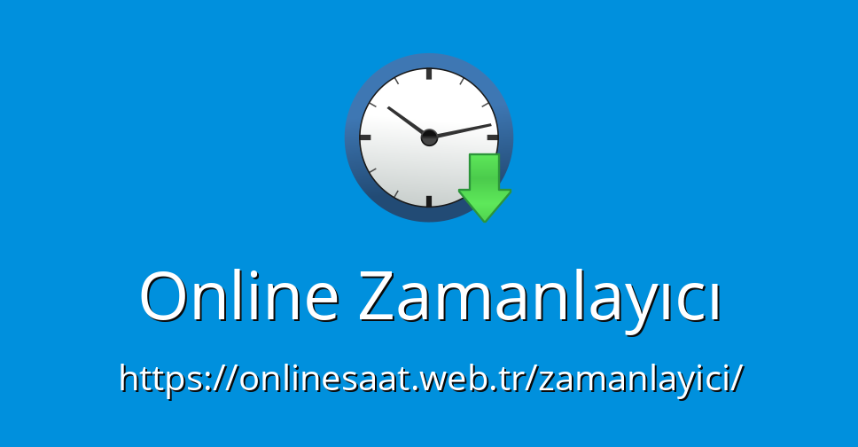 Online Zamanlayıcı - OnlineSaat.web.tr