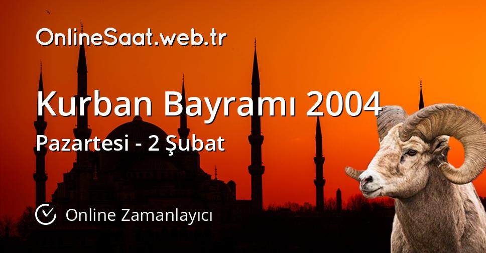 Kurban Bayramı 2004