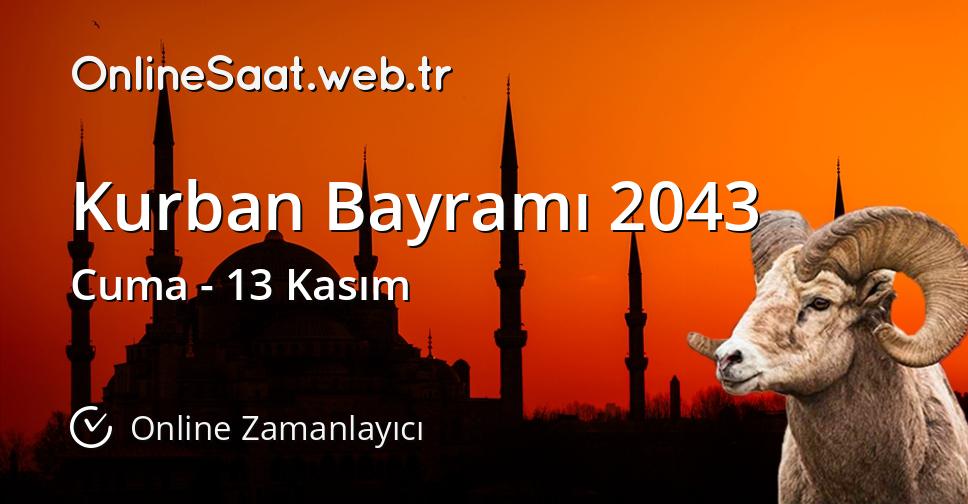 Kurban Bayramı 2043