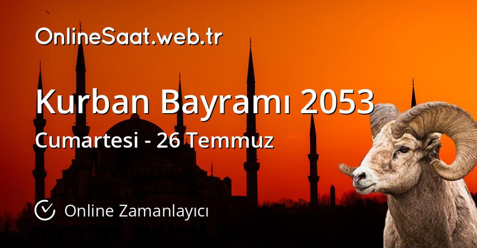 Kurban Bayramı 2053