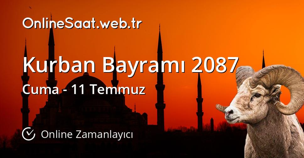 Kurban Bayramı 2087