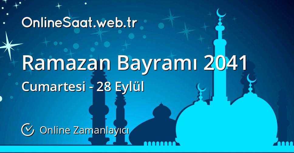 Ramazan Bayramı 2041