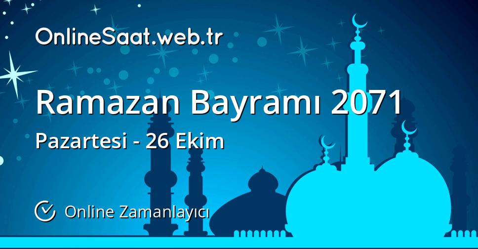 Ramazan Bayramı 2071